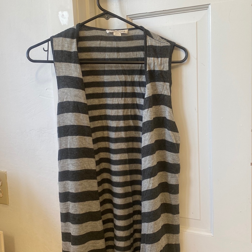 3 for $15!! Coldwater Creek Striped flowy knit vest